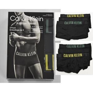 Men's Calvin Klein Intense Power Microfiber 3 Low Rise Trunk  NB2593 933 2XL